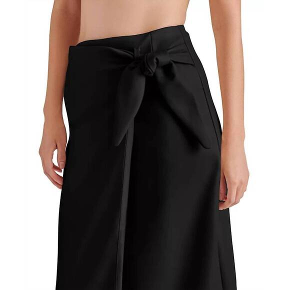 NEW STEVE MADDEN navia midi skirt in black - Picture 5 of 5